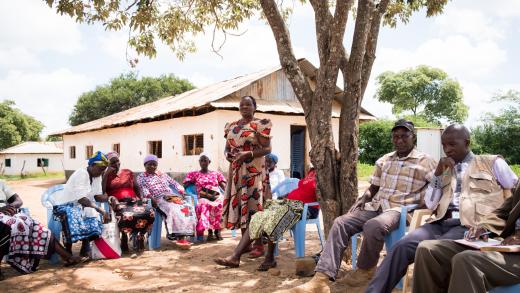 Groep mensen in Kenia