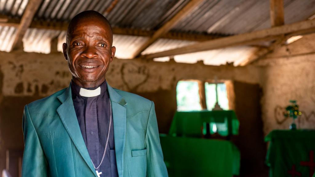 pastor Bagame uit Congo