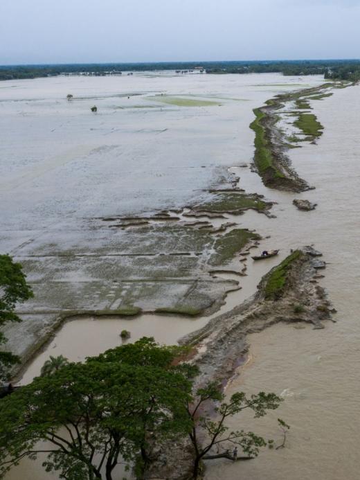 India getroffen door overstromingen